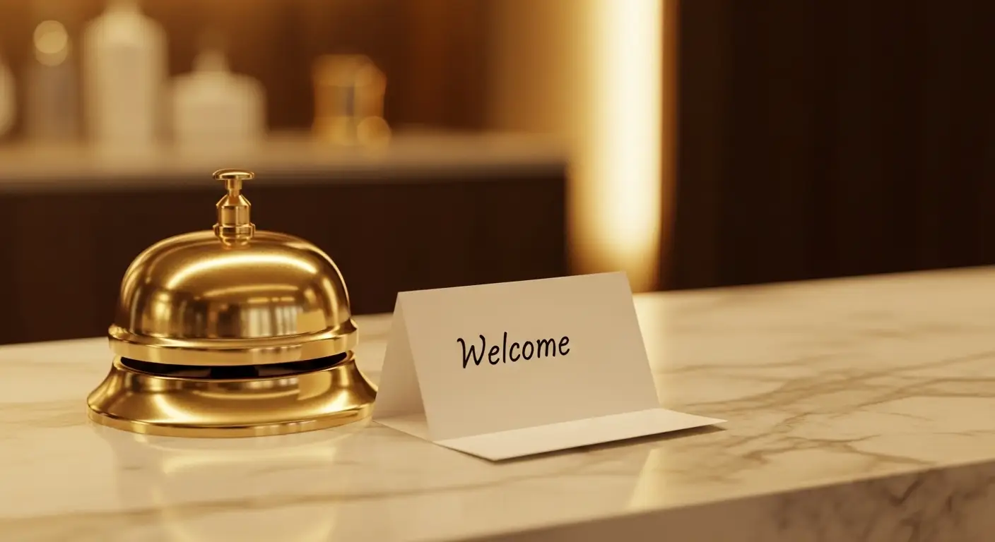 황동 종과 손글씨 네임 카드 서비스 정물 강남가라오케 맞춤 안내 종합 정보 상징