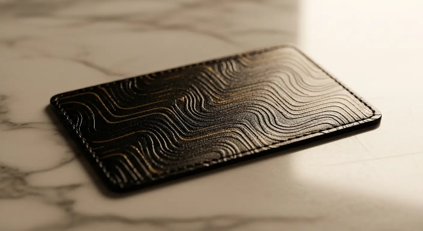 검정 가죽 멤버십 카드 금박 엠블럼 강남가라오케 격식 단골 라인 유앤미 엘리트