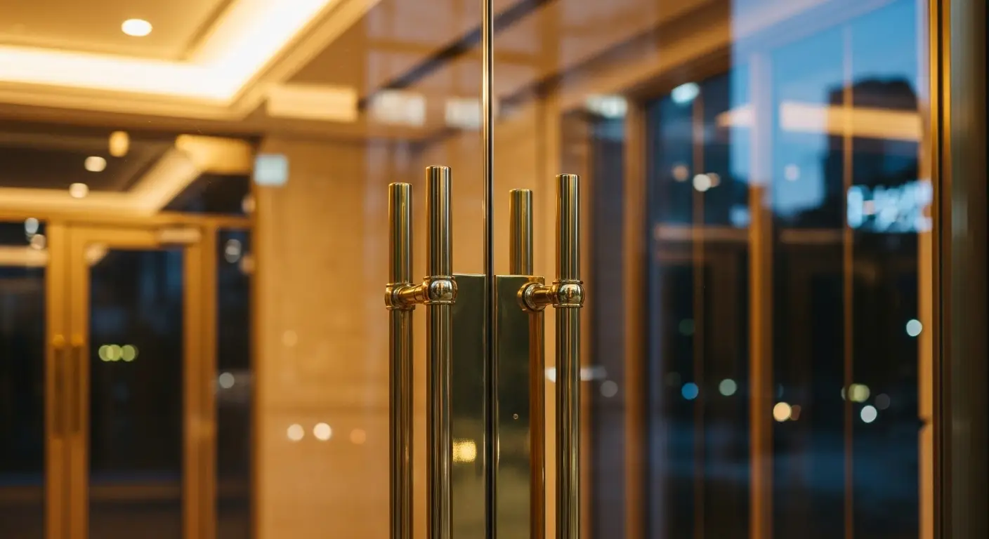 호텔 외관 황동 도어 손잡이 유리 도어 강남가라오케 강남 권역 프리미엄 입지 접근